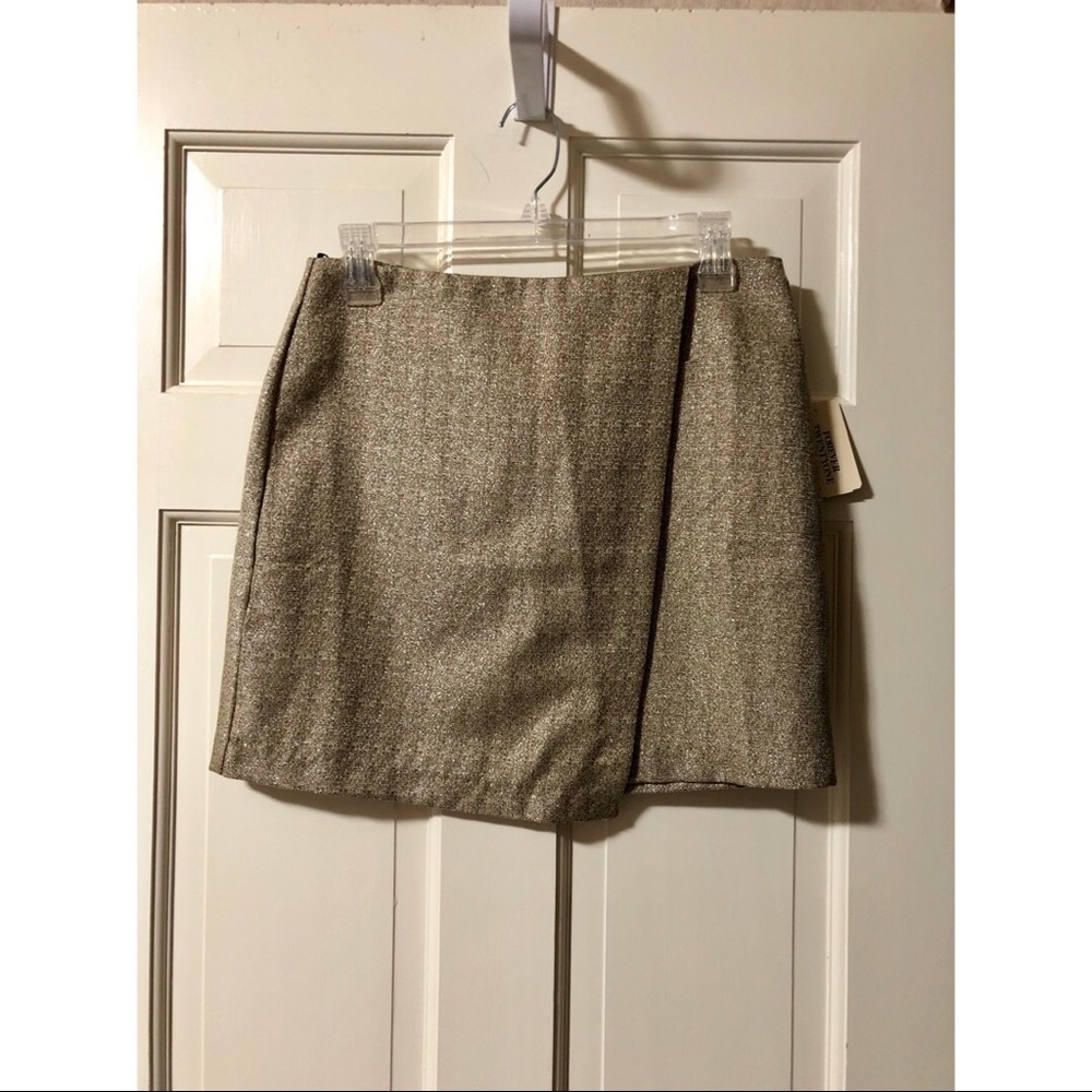 Gold Mini Skirt